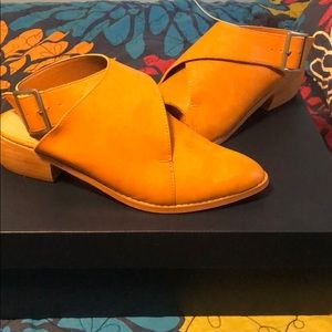 Buckle Leather Mule/Clog